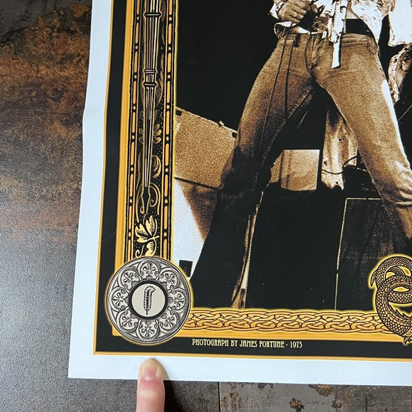 MINT/NM RARE Led Zeppelin Los Angeles Forum 1973 Jame Fortune/Scotty C, 17x27 - Picture 4 of 7